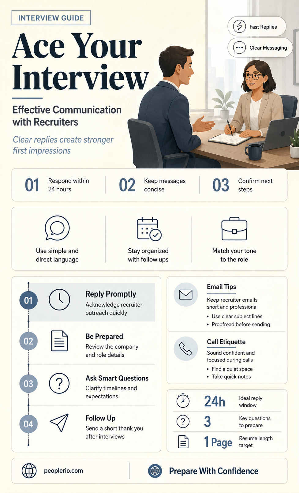 how to talk to a recruiter in interview