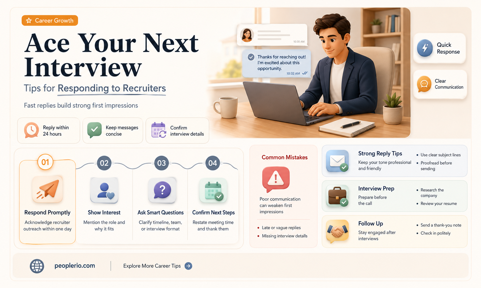 how to respond to a recruiter interested in interview you