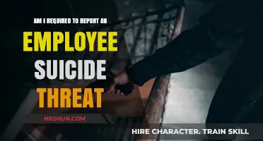 Navigating the Legal and Ethical Responsibilities of Reporting Employee Suicide Threats