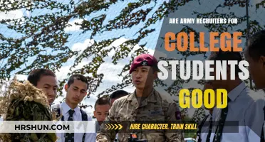 Exploring the Pros and Cons: Army Recruiters on College Campuses