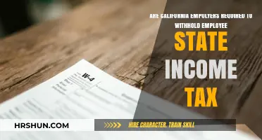 California Employers: Obligations on Withholding State Income Tax