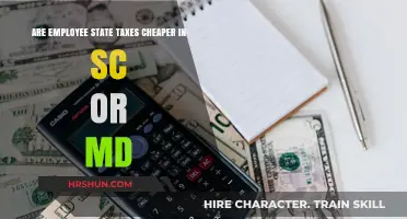 Comparing Employee State Taxes: South Carolina vs. Maryland