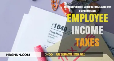 Independent Contractors: Navigating Employer and Employee Tax Liabilities
