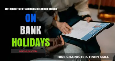 London Recruitment Agencies: Bank Holiday Closures Explained