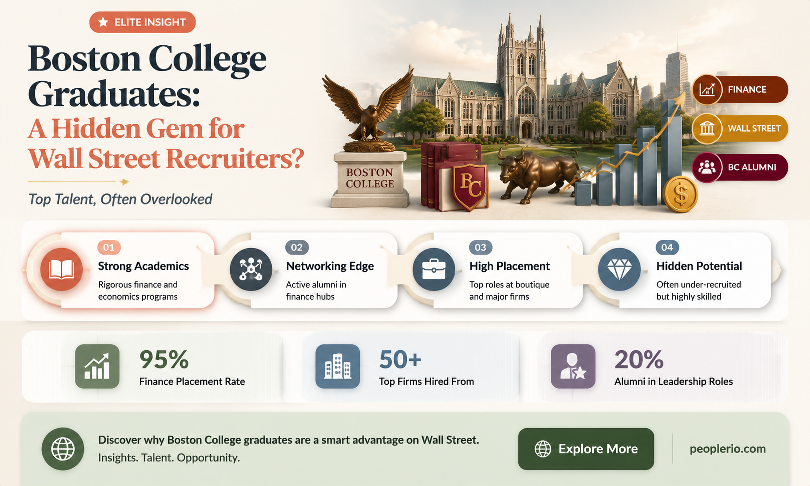 does wall st recruit from boston college