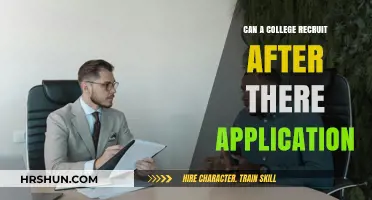 Exploring Post-Application Recruitment Strategies for Colleges