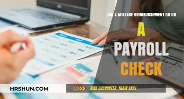 Mileage Reimbursement: Can It Be Included on a Payroll Check?