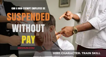 Understanding Suspension Without Pay for Non-Exempt Employees