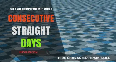 Consecutive Workdays for Non-Exempt Employees: Legal Limits and Practical Considerations