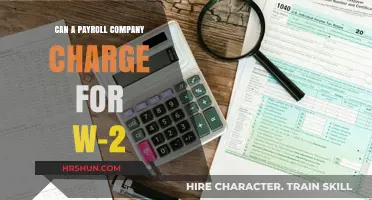 Understanding W-2 Fees: What Payroll Companies Can Charge