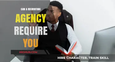 Can a Recruiting Agency Require You to Do This?