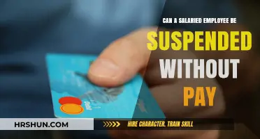 Understanding Suspension Without Pay for Salaried Employees