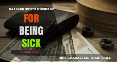 Can Salary Employees Face Pay Deductions for Sick Leave?