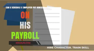 Can a Schedule C Employer Put Themselves on Their Payroll?