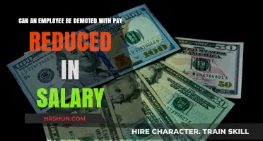 Understanding Demotions: Can an Employee's Pay Be Reduced?