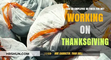 Can Employees Be Fired for Refusing to Work on Thanksgiving?