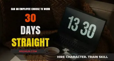 Exploring the Limits: Can Employees Opt for a 30-Day Work Streak?