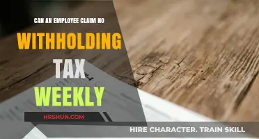 Navigating Tax Withholdings: Can Employees Opt Out Weekly?