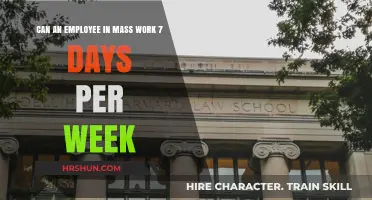 Massachusetts Labor Laws: Can Employees Work Seven Days a Week?