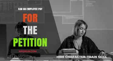 Exploring Financial Contributions: Can Employees Fund Petitions?