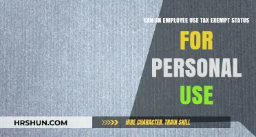 Exploring the Limits: Can Employees Use Tax-Exempt Status for Personal Gain?