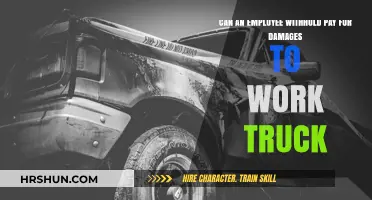 Employee Responsibility for Work Truck Damages: Can Pay Be Withheld?
