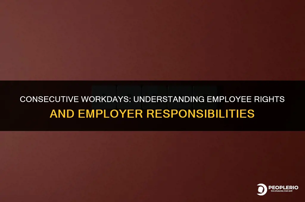 can an employee work 6 days in a row