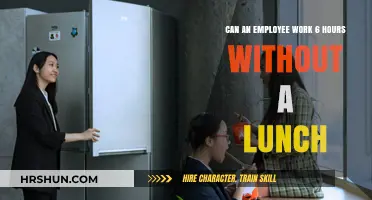Is a 6-Hour Workday Without Lunch Legal or Ethical?