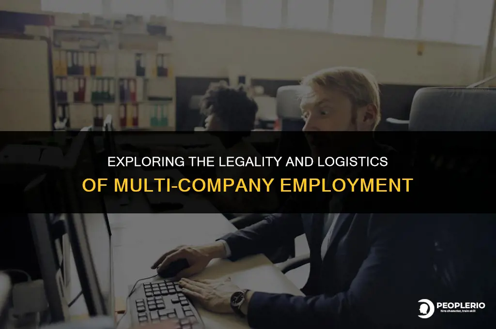 can an employee work at multiple places through another company
