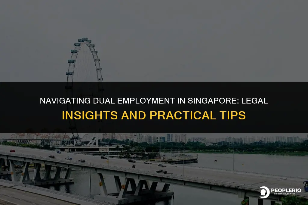 can an employee work for two companies in singapore