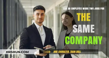Exploring Dual Employment: Can You Work Two Jobs Within the Same Company?