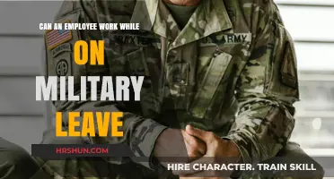 Balancing Duty and Employment: Can You Work While on Military Leave?