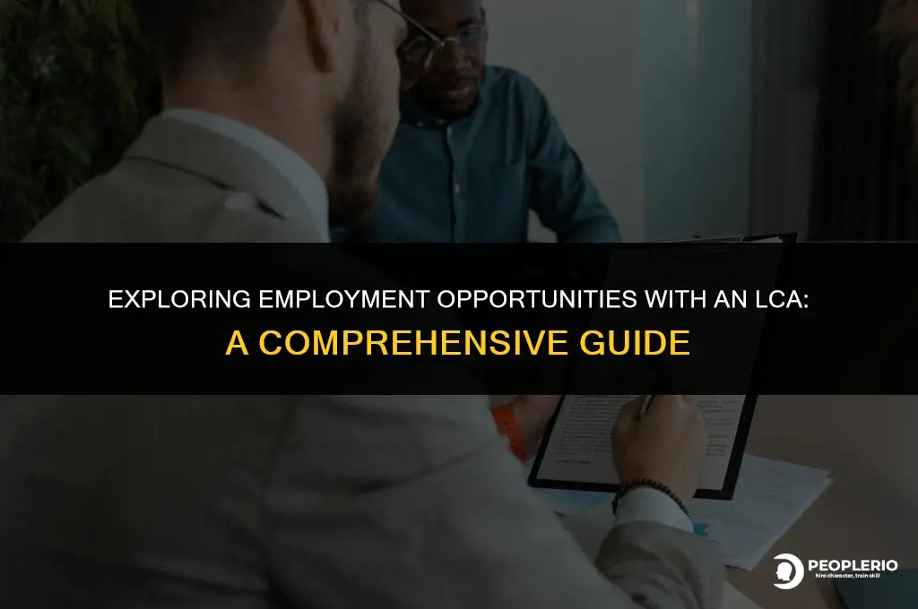 can an employee work with lca