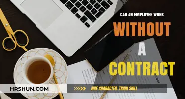 Exploring the Legalities: Can Employees Work Without a Contract?