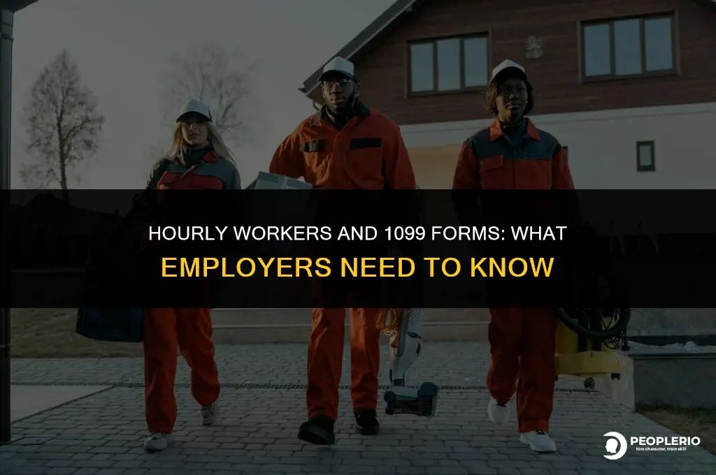 can an employer 1099 an employee working hourly