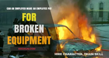 Who's Responsible? Employer vs. Employee in Equipment Damage Disputes