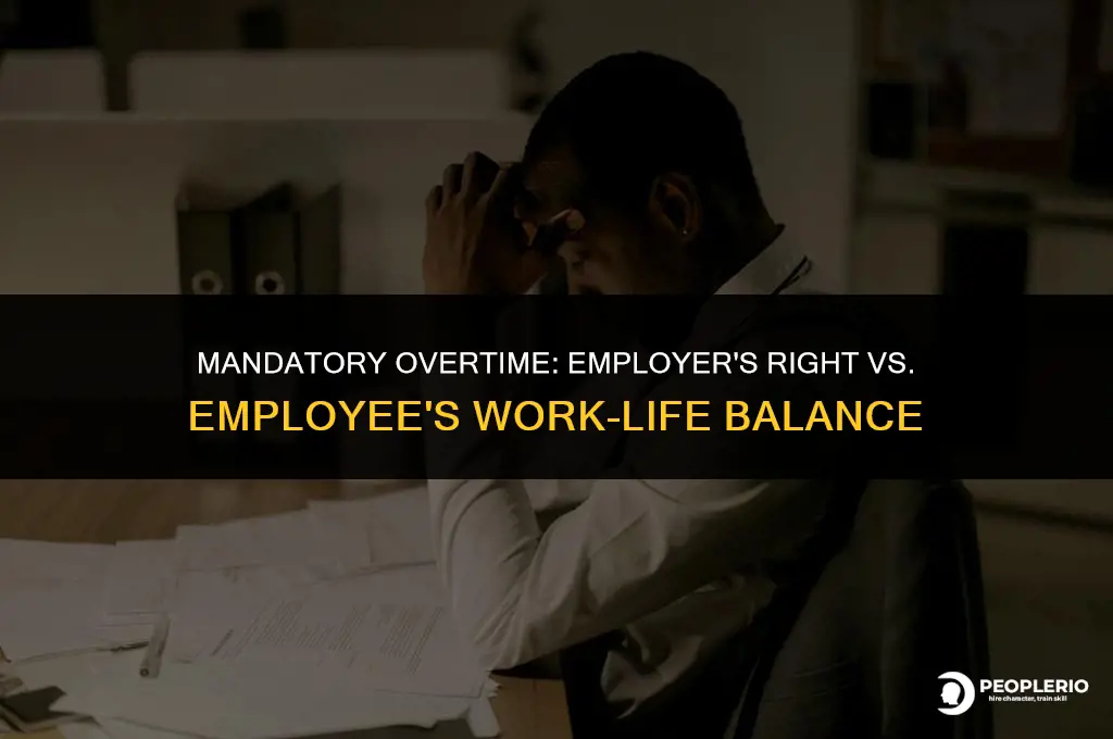 can an employer require an employee to do extra work