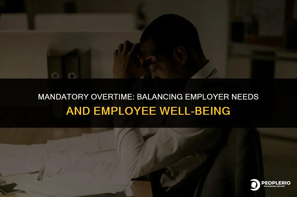 can an employer require employee to work without enough rest