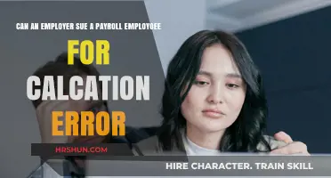 Legal Consequences of Payroll Errors: Can Employers Sue Employees?