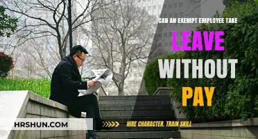 Understanding Leave Without Pay for Exempt Employees: A Comprehensive Guide