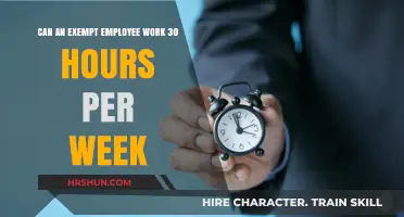 Understanding Exempt Employee Hours: Can They Work Just 30 Hours a Week?
