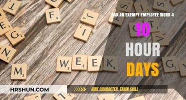 Flexible Work Schedules for Exempt Employees: 4-Day Workweek?
