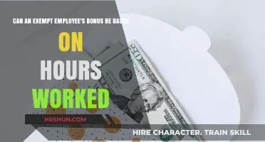 Decoding Exempt Employee Bonuses: The Hours Worked Dilemma