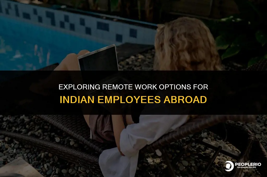 can an indian employee work from another country