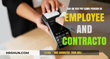 Navigating Dual Roles: Paying an Employee and Contractor Simultaneously