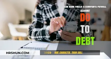 Can Banks Freeze a Company's Payroll Account Due to Debt?