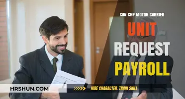 CHP Motor Carrier Unit Payroll Requests: A Comprehensive Guide