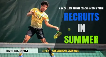 Summer Training: Can College Tennis Coaches Recruit and Train?