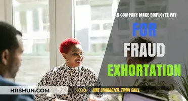 Can Companies Hold Employees Financially Responsible for Fraudulent Activities?