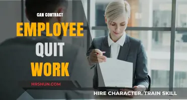 Can Contract Employees Quit Their Jobs? Understanding Your Rights